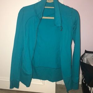 Lulu Lemon teal workout jacket barely worn